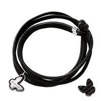 Collana Salvini Donna in Pelle Diamante 20067998